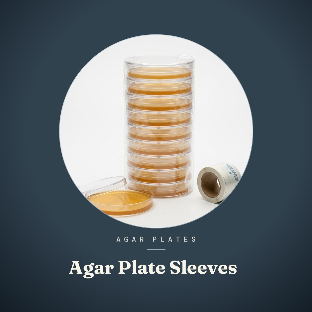 Agar Plate Sleeves (One-Time Purchase)