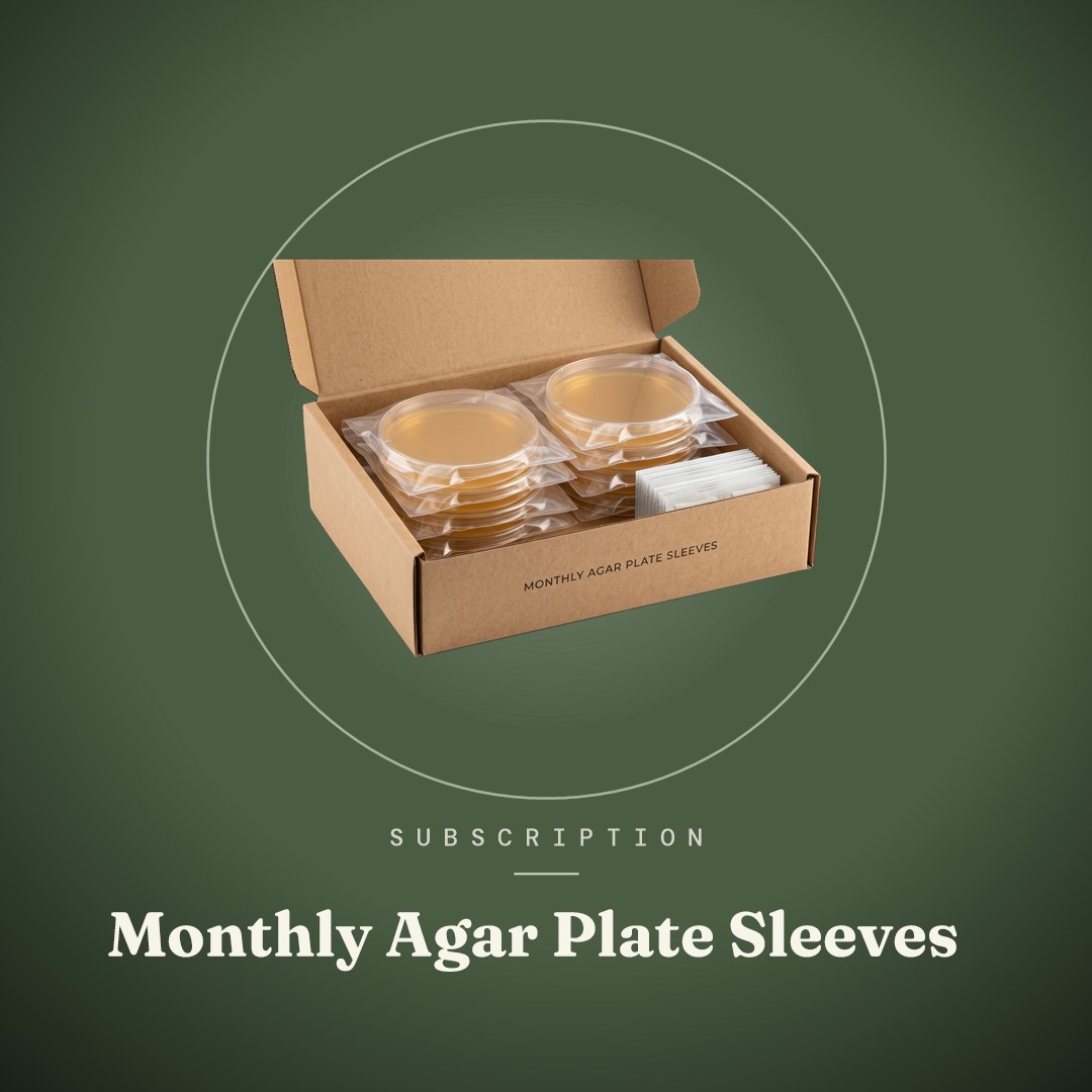 Monthly Agar Plate Sleeves (Subscription)